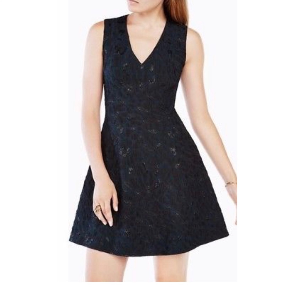 BCBG Leopard Jacquard Dress NWT